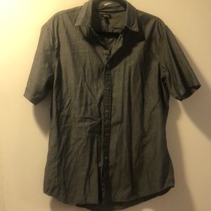 Men’s Apt. 9 Grey Button Up